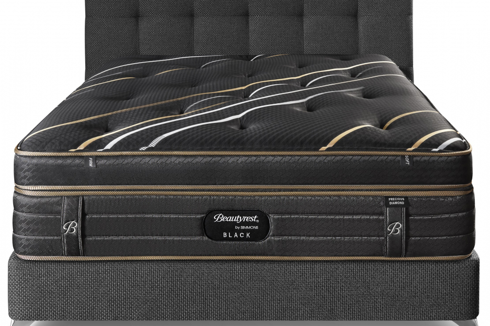 beautyrest black precious plush euro-top queen mattress